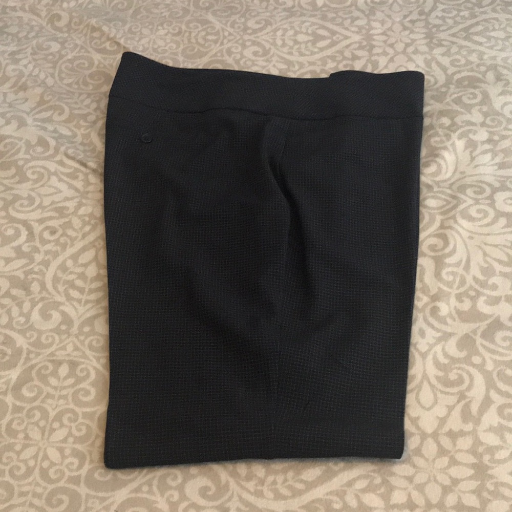 Elle, black checked pants, size 12